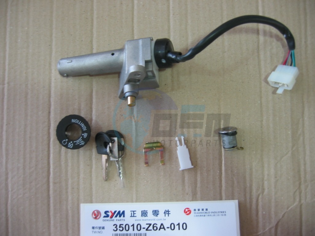 Product image: Sym - 35010-Z6A-010 - KEY SET  0