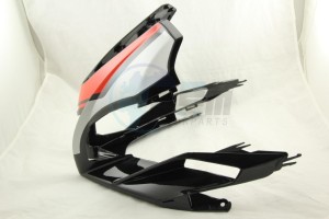 Product image: Aprilia - 2H002237000XN2 - Fairing front piece, Comp. black paint finish 