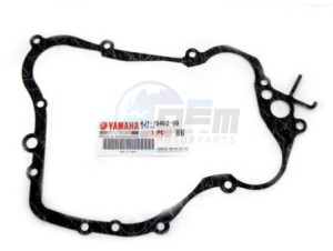 Product image: Yamaha - 4JY154620000 - GASKET, CRANKCASE COVER 3 