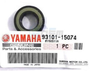 Product image: Yamaha - 931011507400 - OIL SEAL (655) 