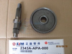 Product image: Sym - 2343A-APA-000 - FINAL SHAFT COMP. 