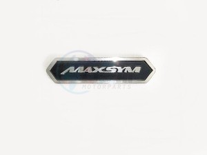 Product image: Sym - 87121-L5B-000 - UPPER HANDLE EMBLEM(MAXSYM) 