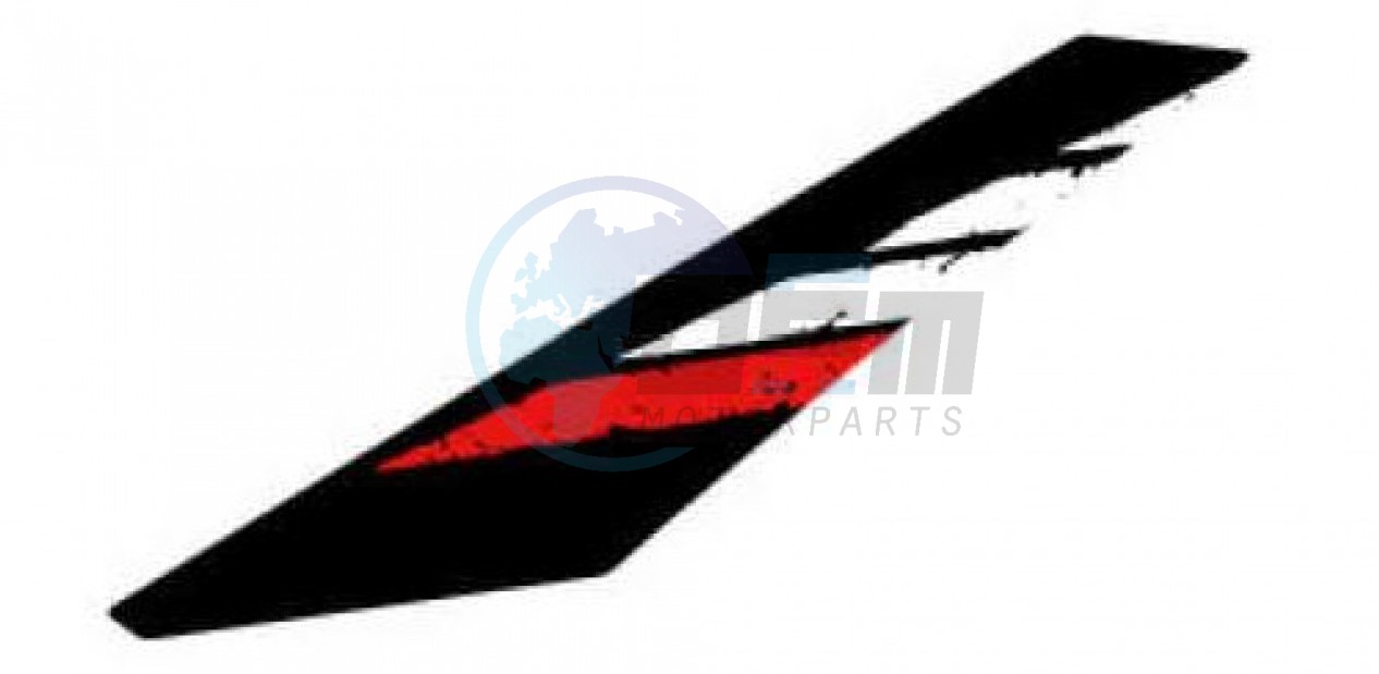 Product image: Gilera - 2H001209 - Right front mudguard decal  0