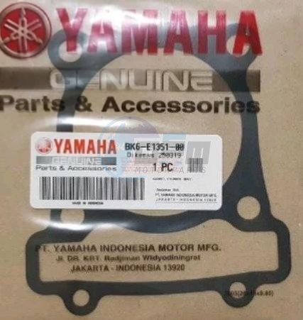 Product image: Yamaha - BK6E13510000 - GASKET, CYLINDER  0