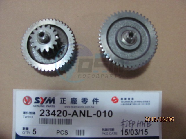 Product image: Sym - 23420-ANL-010 - COUNTER SHAFT COMP.  0