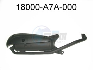 Product image: Sym - 18000-A7A-020 - EXH. MUFFLER ASSY. 