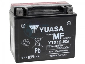 Product image: Aprilia - 583158 - SEALED BATTERY 12V/10AH(YUASA) 