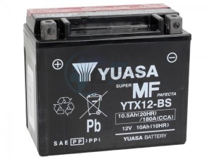 Product image: Gilera - 583158 - Battery (Yuasa) 12V-10Ah 