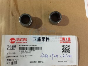 Product image: Sym - 91002-GA7-701-M1 - BEARING 6902LUC3/4E 