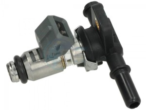 Product image: Piaggio - 8720235 - FUEL INJECTOR WITH SUPPORT 