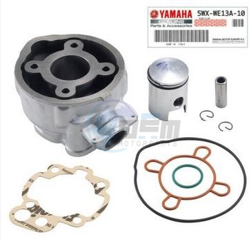 Product image: Yamaha - 5WXWE13A1000 - CYLINDER WITH PISTON KIT  0