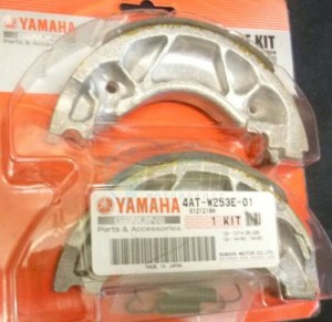 Product image: Yamaha - 4ATW253E0100 - BRAKE SHOE KIT 