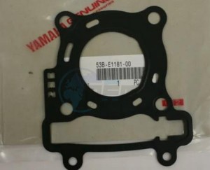 Product image: Yamaha - 53BE11810000 - GASKET, CYLINDER HEAD 1 