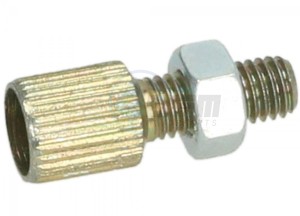 Product image: Piaggio - 498338 - Cable Adjuster Ferrul, brass 