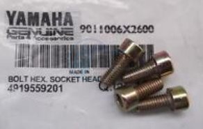 Product image: Yamaha - 9011006X2600 - BOLT HEXAGON SOCKET HEAD  