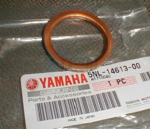 Product image: Yamaha - 5NL146130000 - GASKET, EXHAUST PIPE 