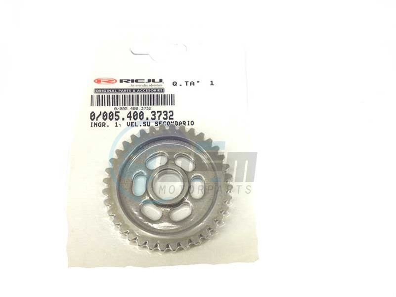 Product image: Rieju - 0/005.400.3732 - GEARWHEEL 1th ON SECONDARY  0