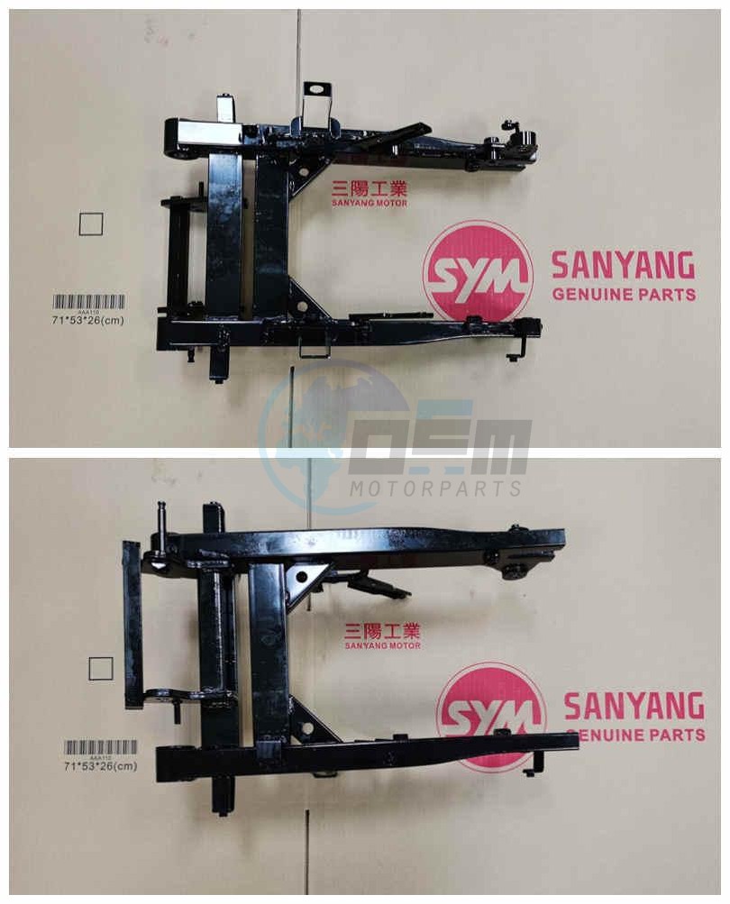 Product image: Sym - 5210A-EBA-000 - RR FORK ASSY  0