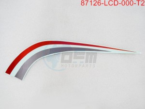 Product image: Sym - 87126-LCD-000-T2 - L. BODY COVER STRIPE TYPE2 