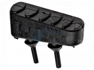 Product image: Derbi - 00H01502501 - LEFT FOOTREST RUBBER  