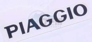 Product image: Piaggio - 574399000N - NAME PLATE PIAGGIO 