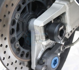 Product image: GSG-Mototechnik - 30-45-385 - Crash protector Rear wheel  Yamaha  XJR 1200/1300 