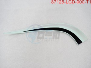 Product image: Sym - 87125-LCD-000-T1 - R. BODY COVER STRIPE TYPE1 