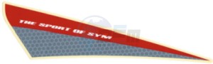 Product image: Sym - 87121-T6V-000-T2 - R FR FENDER STRIPE 