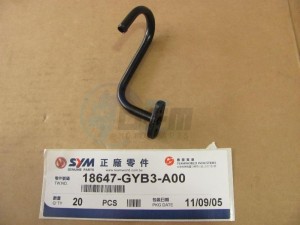 Product image: Sym - 18647-GYB3-A00 - AIR PIPE 