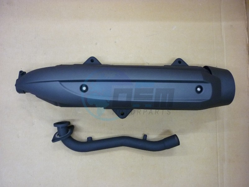 Product image: Sym - 18000-L4A-000 - EXH. MUFFLER ASSY.  (PROTECTOR:GY-7450U)  0