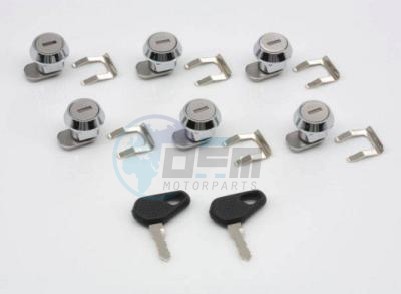 Product image: Suzuki - 990D0-ALLOK-0B6 - Lock set 6pcs  0