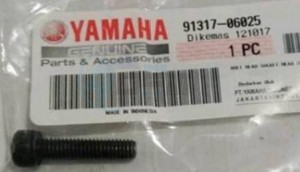 Product image: Yamaha - 913170602500 - BOLT, SOCKET HEAD M5X25  