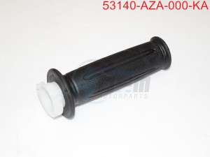 Product image: Sym - 53140-AZA-000-KA - THROTTLE GRIP COMP.  BK-001U 