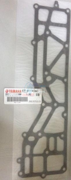 Product image: Yamaha - 67F41114A200 - GASKET, EXHAUST OUTER COVER  0