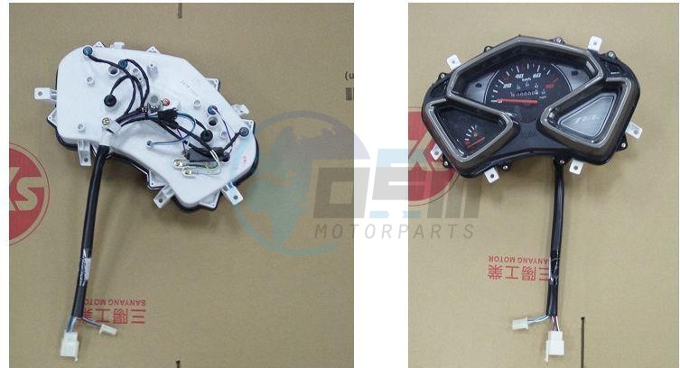 Product image: Sym - 37200-X7A-010 - SPEEDOMETER ASSY  0