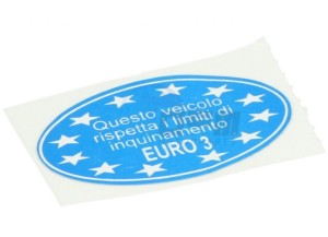 Product image: Piaggio - 623876 - EURO 3 Sticker 