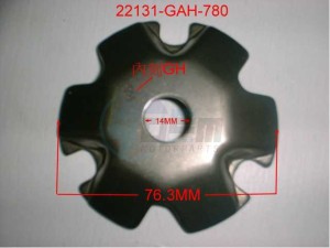 Product image: Sym - 22131-GAH-780 - RAMP PLATE 