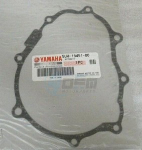 Product image: Yamaha - 5UM154510000 - GASKET CRANKCASE COVER 1  