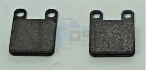 Product image: Yamaha - 5WXW00451000 - REAR BRAKE PADS SET 