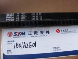 Product image: Sym - 1B01A2E01 - DRIVE BELT 