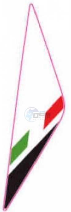 Product image: Gilera - 2H000012 - LH Windshield decal  0