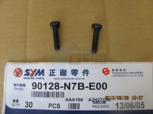 Product image: Sym - 90128-N7B-E00 - DRIVEN SPKT. SETTING BOLT 