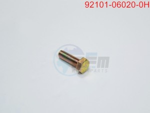 Product image: Sym - 92101-06020-0H - HEX. BOLT   6X20 