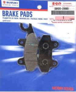 Product image: Suzuki - 59100-21890 - PAD SET,BRAKE 