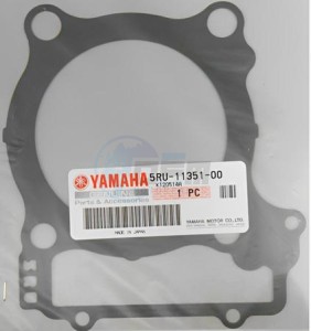 Product image: Yamaha - 5RU113510000 - GASKET, CYLINDER 