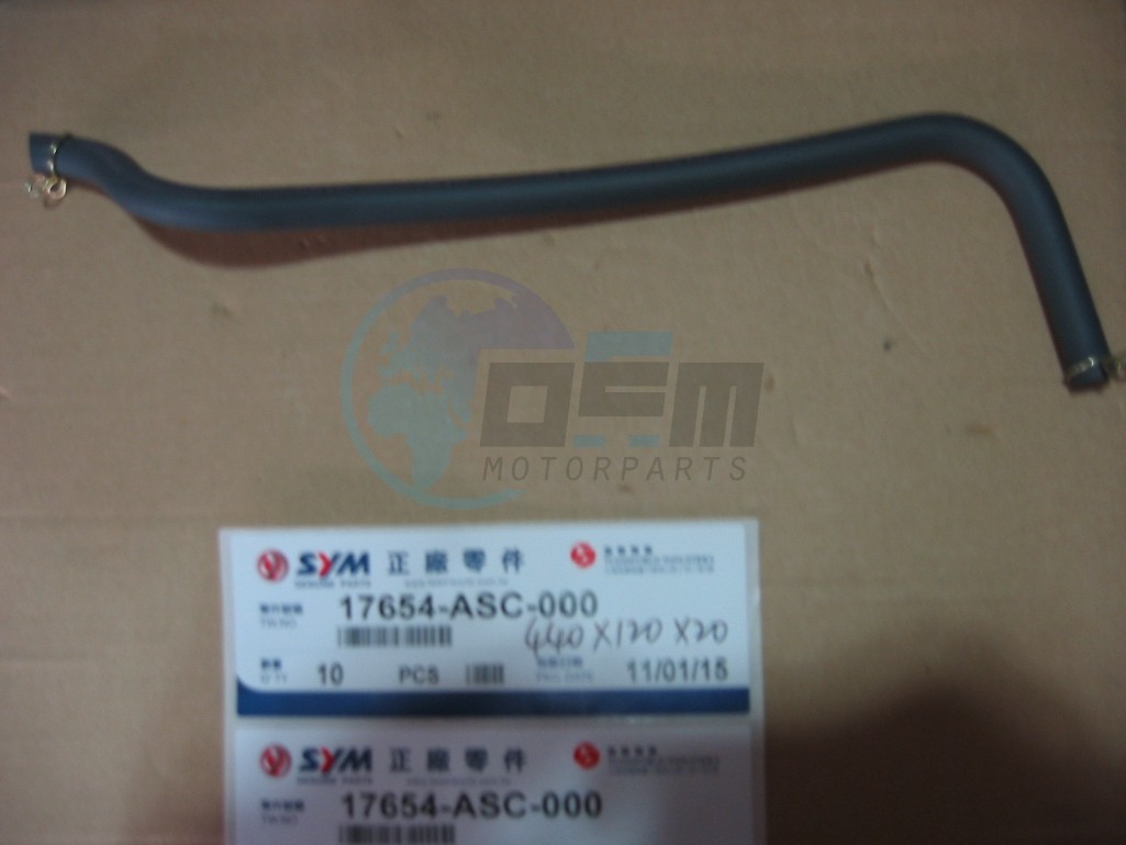 Product image: Sym - 17654-ASC-000 - BREATHER TUBE B  0