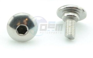 Product image: Aprilia - AP8152339 - SCREW W/ FLANGE M5X9 