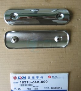 Product image: Sym - 18318-Z4A-000 - MUFFLER PROTECTOR 