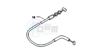 Product image: Cagiva - 8A0096490 - CLUTCH CABLE 650RAPTOR 