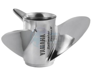 Product image: Yamaha - 6GS-45930-10-00 - PROPELLER (SS 3X16 X25 -YL) 